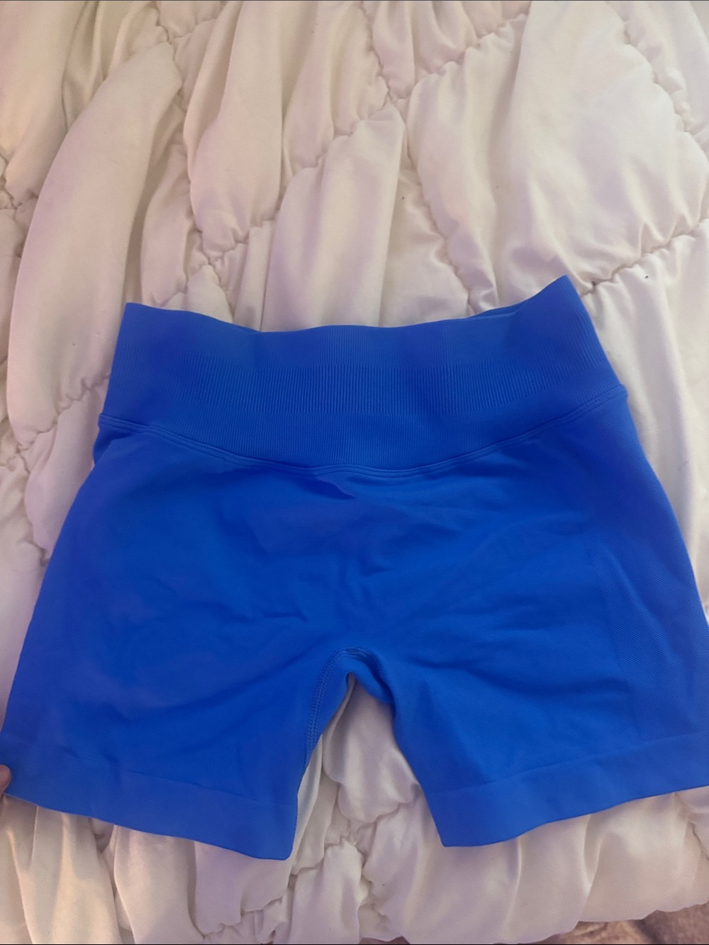 Women’s High-Rise Seamless Active Shorts - Blue
